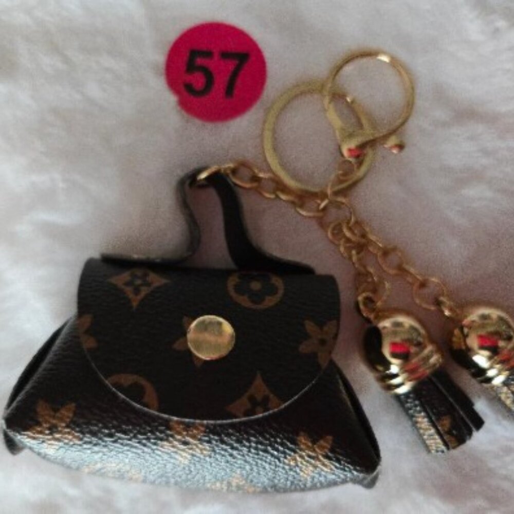 Mini Wallet Purse Bag Charm/Keychain SILVER or BLACK⭐️NWT - Picture 9 of 15